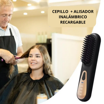 BRUSH™ Cepillo Alisador Inalámbrico, recargable