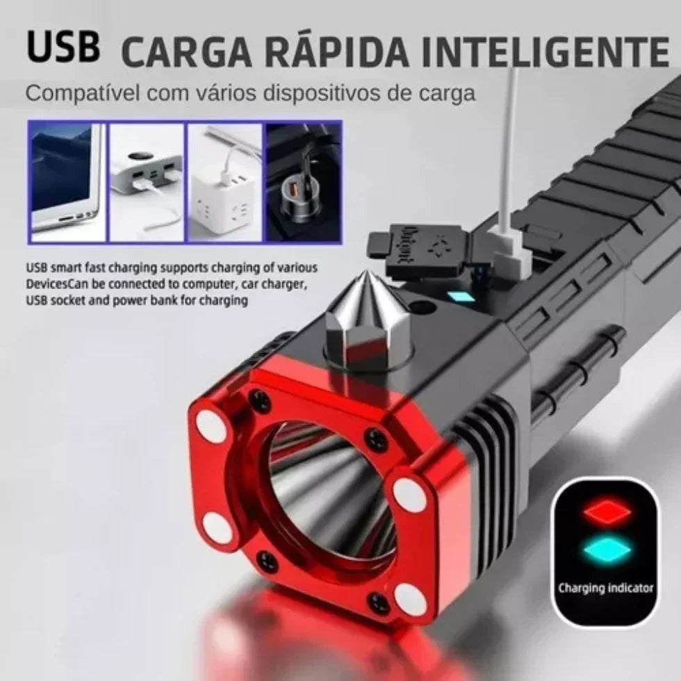 Linterna recargable 4 en 1 🔥OFERTA LIMITADA 🔥