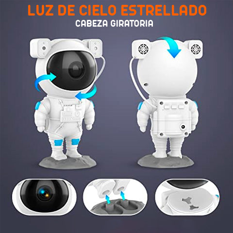 Astronauta Proyector De Nebulosas y Universos