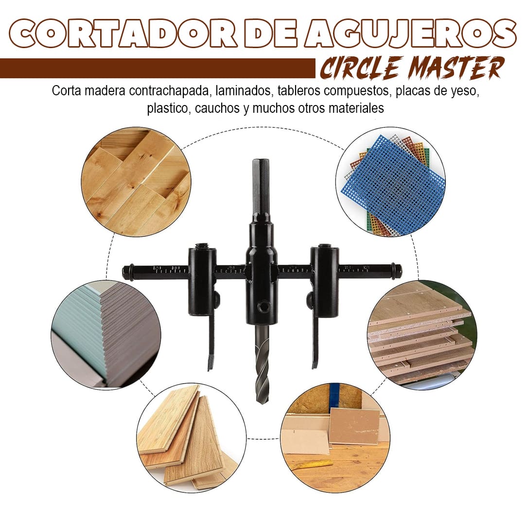 CORTADOR DE AGUJEROS - CIRCLE MASTER™