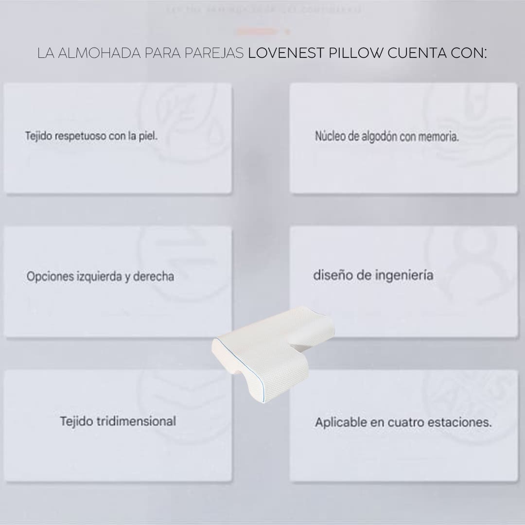 ALMOHADA PARA PAREJAS LOVENEST PILLOW™™