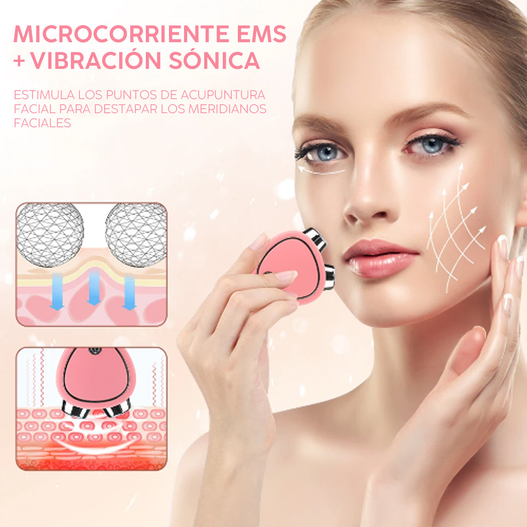 MASAJEADOR FACIAL DE MICROCORRIENTE - SKINDION